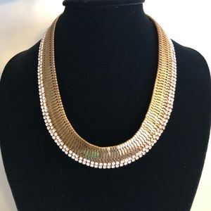 BaubleBar Rosegold Choker Necklace